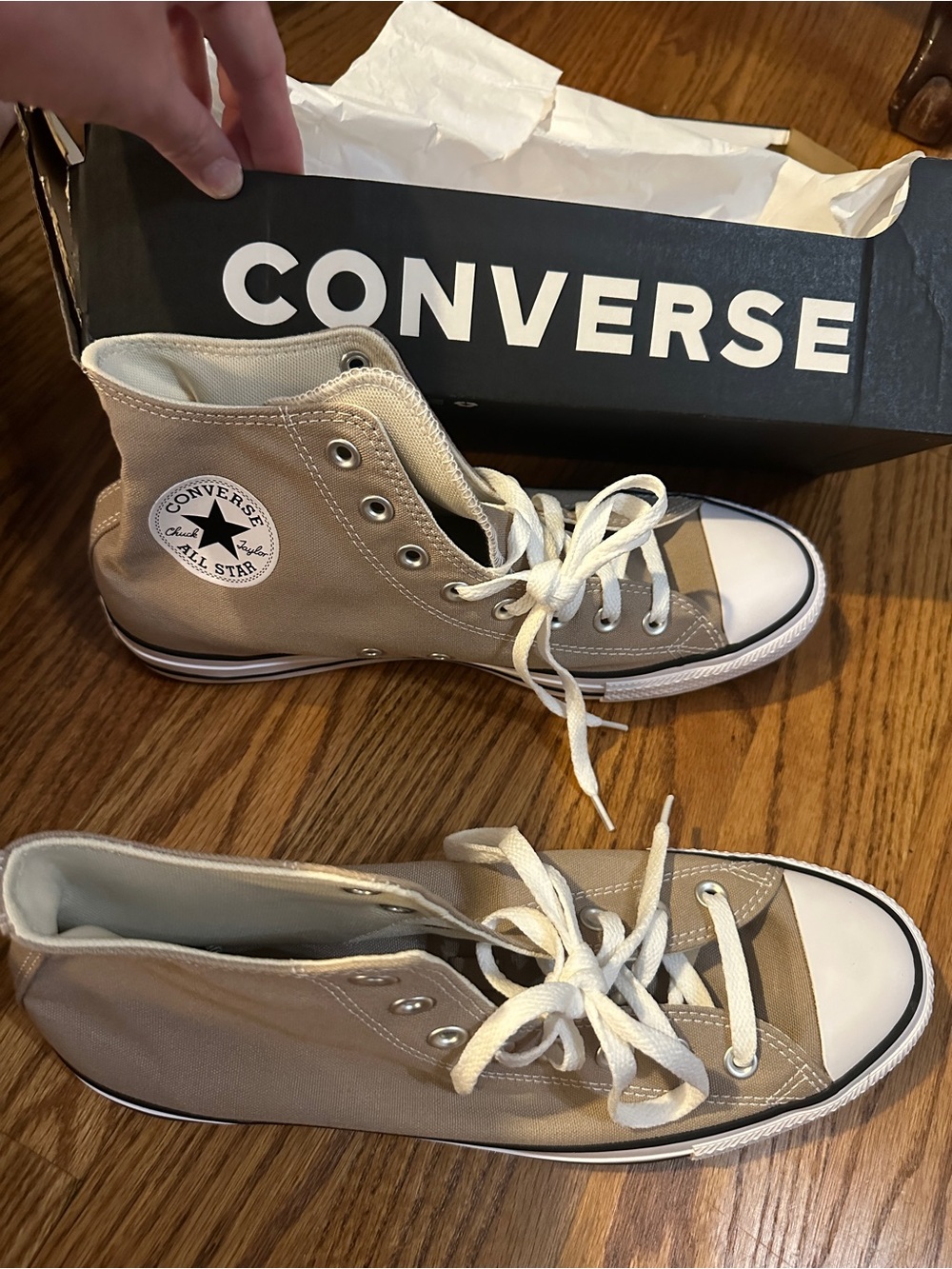 Unisex converse sneakers vintage taupe